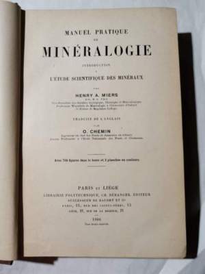 Manuel pratique de mineralogie