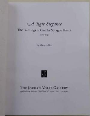 A Rare Elegance- The paintings of Charles Sprague Pearce(1851-1914)
