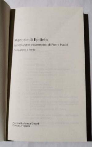 Manuale di Epitteto