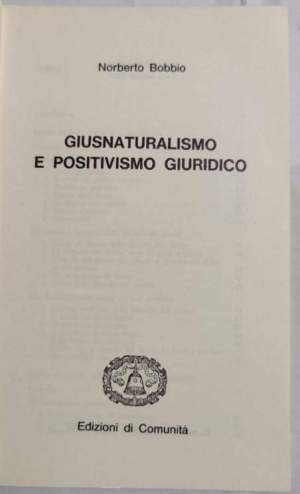 Giusnaturalismo e positivismo giuridico