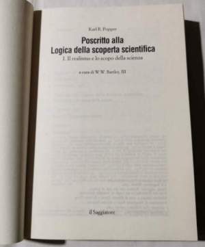 Poscritto alla logica della scoperta scientifica - 1 Il realismo e lo scopo della scienza