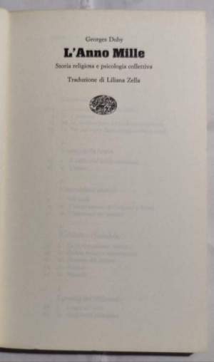 L'Anno Mille - Storia religiosa psicologia collettiva