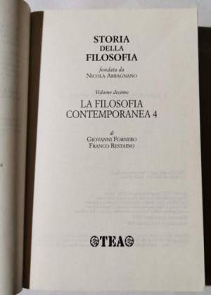 La filosofia contemporanea (Vol. 4)