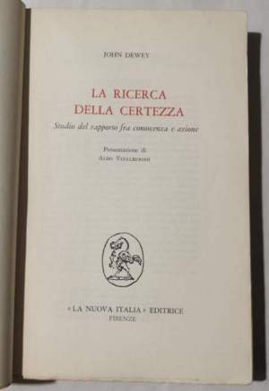 La ricerca della certezza