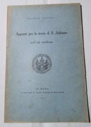 Appunti per la storia di S.Adriano