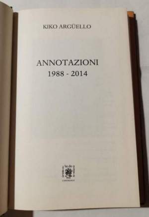 Annotazioni (1988-2014)