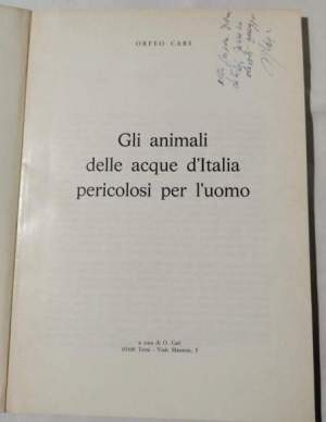Gli animali delle acque d'Italia pericolosi per l'uomo