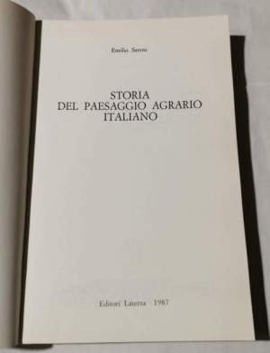 Storia del paesaggio agrario italiano