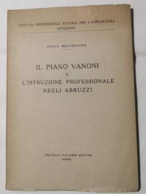 Il Piano Vanoni e l'istruzione professionale negli Abruzzi