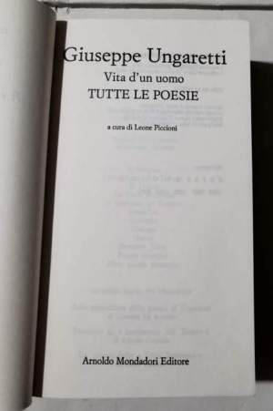 Vita d'un uomo. Tutte le poesie