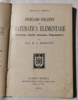 Formulario di Matematica elementare