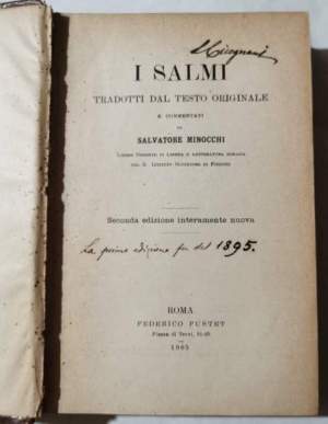 I Salmi -  tradotti dal testo originale
