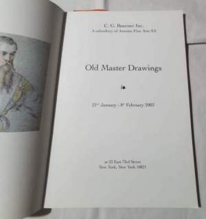 Old master drawings 22th  January - 8th February 2003