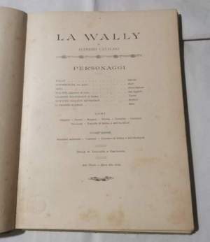 La Wally - Opera completa per pianoforte solo