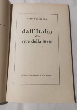 Dall'Italia alle rive della Sirte