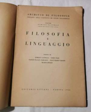 Filosofia e linguaggio