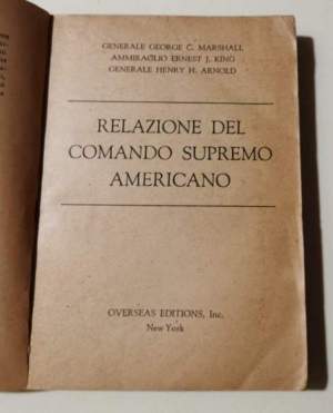 Relazione del Comando Supremo Americano