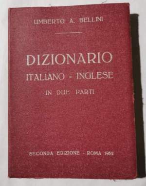 Dizionario  Italiano- Inglese in due parti