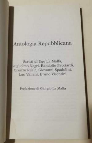 Antologia repubblicana