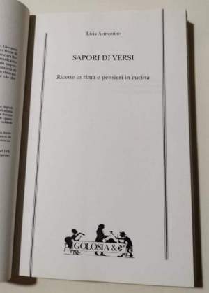Sapori di versi: Ricette in rima e pensieri in cucina