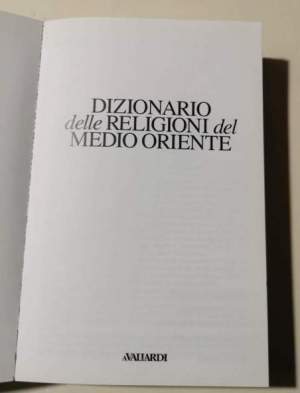 Dizionario delle religioni del Medio Oriente
