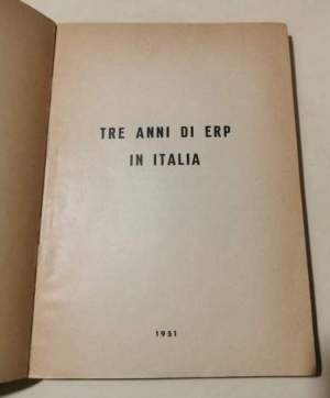 Tre anni di ERP in Italia