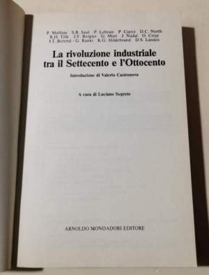 La rivoluzione industriale tra il Settecento e l'Ottocento