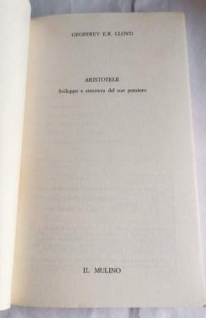 Aristotele. Sviluppo e struttura del suo pensiero