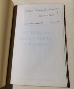 Un molino della carta a Pucara
