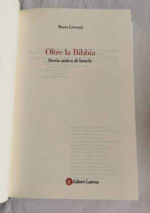 Oltre la Bibbia. Storia antica di Israele