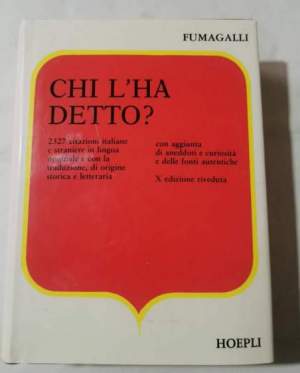 Chi l'ha detto?