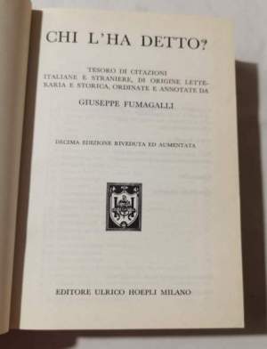 Chi l'ha detto?