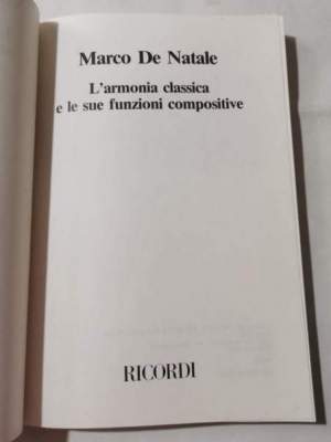 L'armonia classica e le sue funzioni compositive