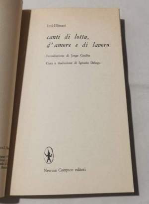 Inti - Illimani canti di lotta, d'amore e di lavoro