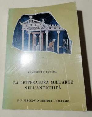 La letteratura  sull'Arte nell'antichita'