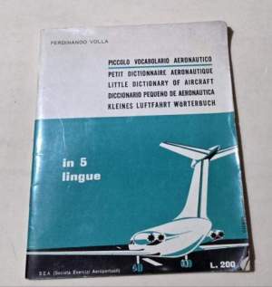 Piccolo vocabolario aeronautico - In cinque lingue