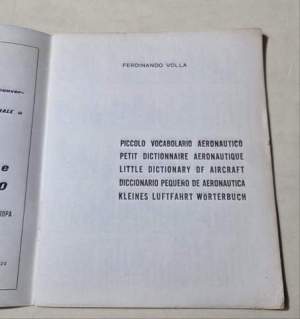 Piccolo vocabolario aeronautico - In cinque lingue