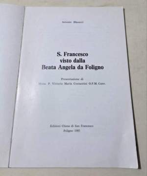 S.Francesco visto dalla Beata Angela da Foligno