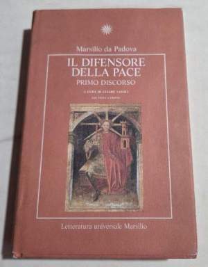 Il difensore della pace. Primo discorso
