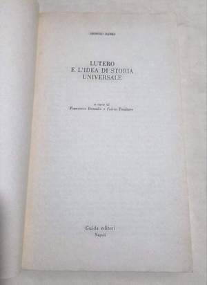 Lutero e l'idea di storia universale