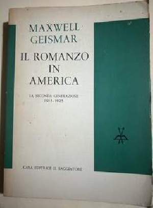 Il romanzo in America - Seconda generazione 1915/ 1925