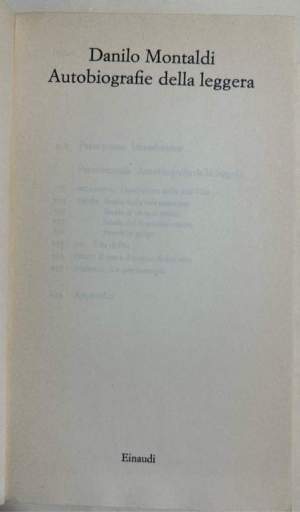 Autobiografie della leggera