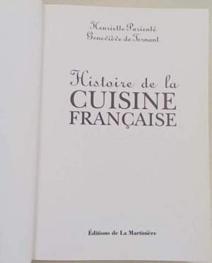 Histoire de la cuisine française