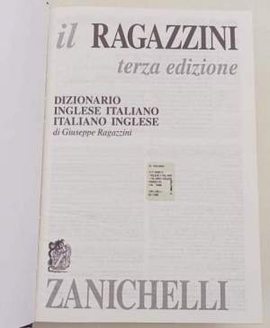 Il Ragazzini. Dizionario inglese-italiano, italiano-inglese