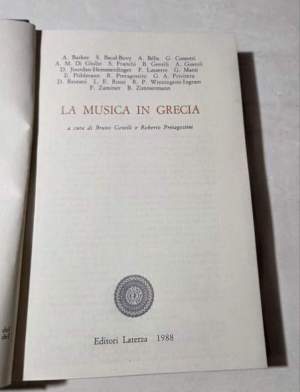La musica in Grecia