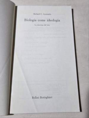 Biologia come ideologia. La dottrina del DNA