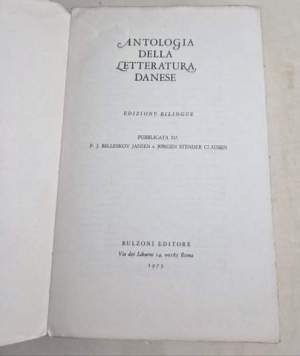 Antologia della letteratura danese - Edizione bilingue