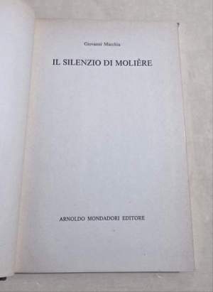 Il silenzio di Moliere