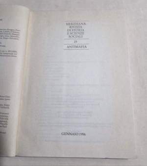 Meridiana. Antimafia (Vol. 25)