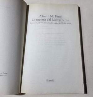 La nazione del Risorgimento : parentela, santita'  e onore alle origini dell'Italia unita
